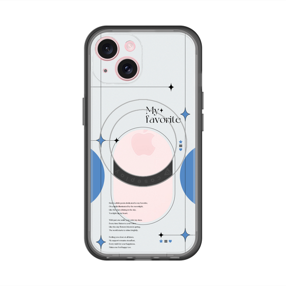 スリムプロテクションプレミアムケース with MagSafe［ オリジナル - チェキケース - ブルー ］