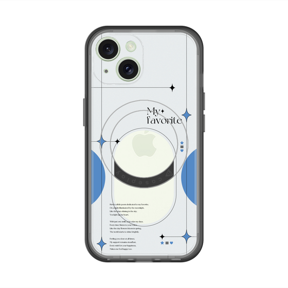 スリムプロテクションプレミアムケース with MagSafe［ オリジナル - チェキケース - ブルー ］