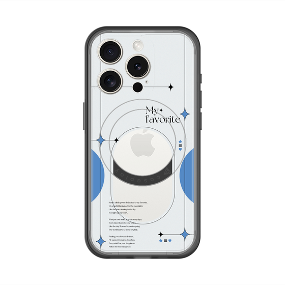 スリムプロテクションプレミアムケース with MagSafe［ オリジナル - チェキケース - ブルー ］