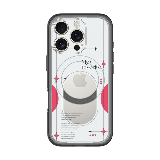 スリムプロテクションプレミアムケース with MagSafe［ オリジナル - チェキケース - レッド ］
