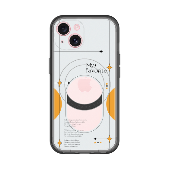 スリムプロテクションプレミアムケース with MagSafe［ オリジナル - チェキケース - オレンジ ］