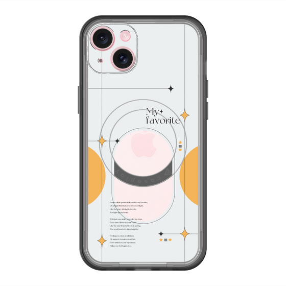 スリムプロテクションプレミアムケース with MagSafe［ オリジナル - チェキケース - オレンジ ］