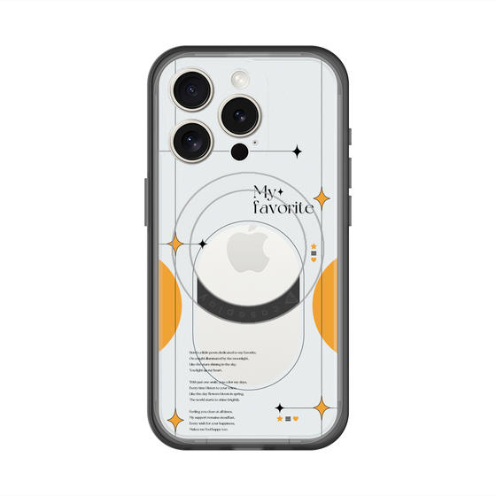 スリムプロテクションプレミアムケース with MagSafe［ オリジナル - チェキケース - オレンジ ］