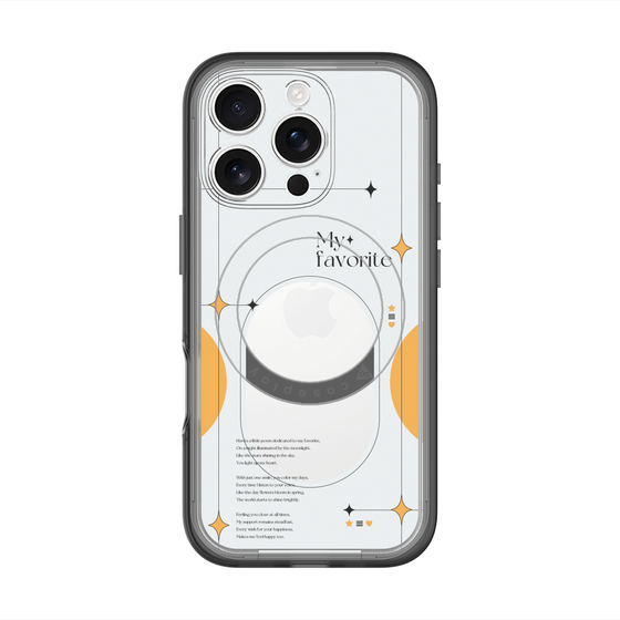 スリムプロテクションプレミアムケース with MagSafe［ オリジナル - チェキケース - オレンジ ］