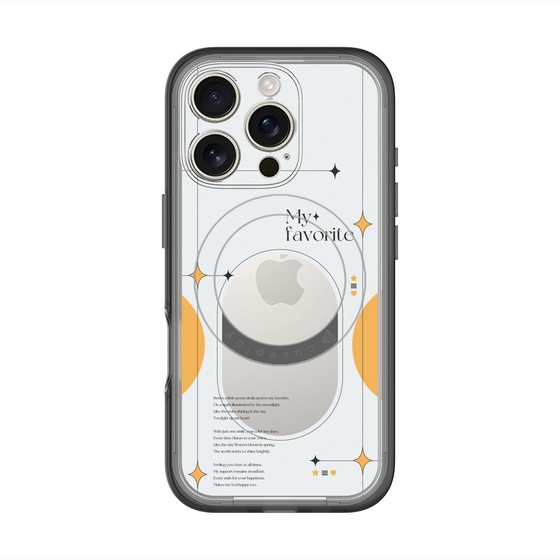 スリムプロテクションプレミアムケース with MagSafe［ オリジナル - チェキケース - オレンジ ］