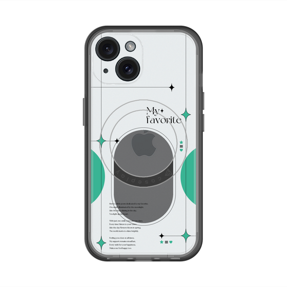 スリムプロテクションプレミアムケース with MagSafe［ オリジナル - チェキケース - グリーン ］