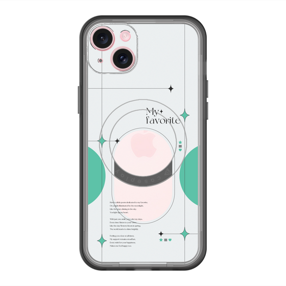スリムプロテクションプレミアムケース with MagSafe［ オリジナル - チェキケース - グリーン ］