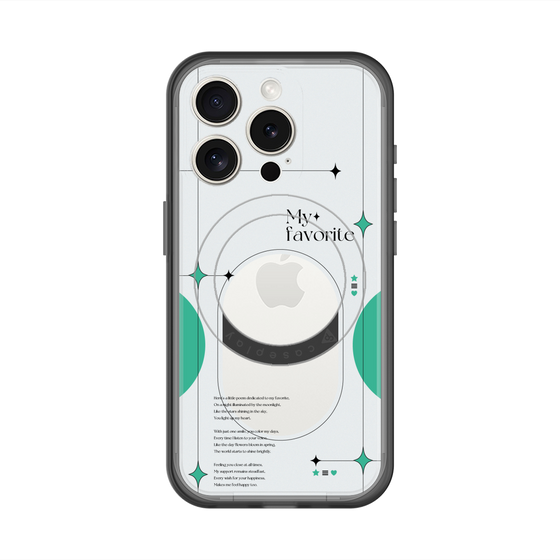 スリムプロテクションプレミアムケース with MagSafe［ オリジナル - チェキケース - グリーン ］