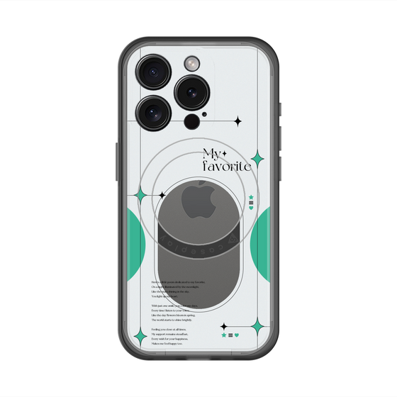 スリムプロテクションプレミアムケース with MagSafe［ オリジナル - チェキケース - グリーン ］