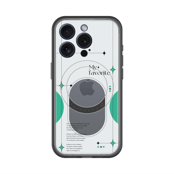 スリムプロテクションプレミアムケース with MagSafe［ オリジナル - チェキケース - グリーン ］