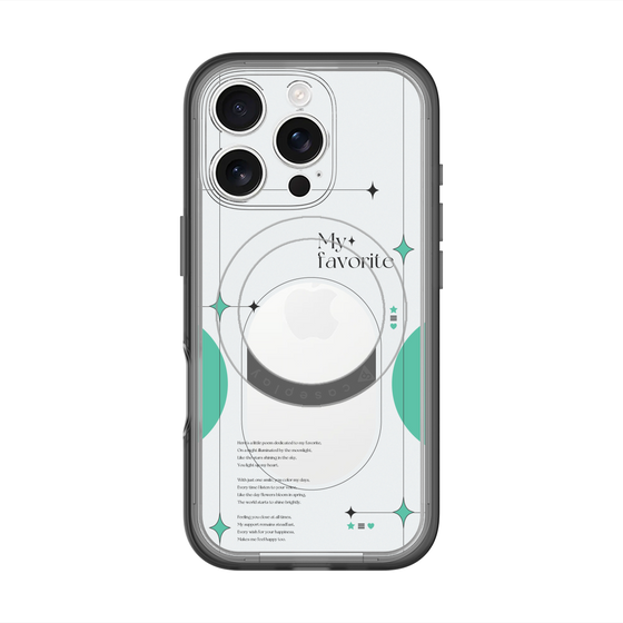 スリムプロテクションプレミアムケース with MagSafe［ オリジナル - チェキケース - グリーン ］