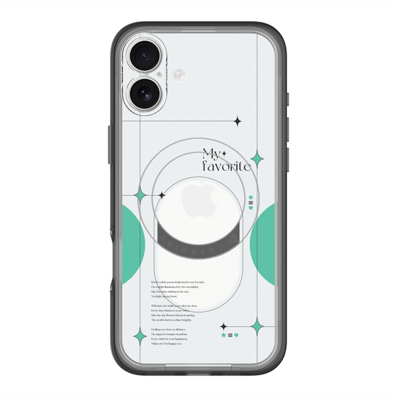 スリムプロテクションプレミアムケース with MagSafe［ オリジナル - チェキケース - グリーン ］