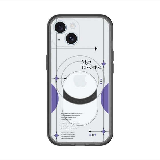 スリムプロテクションプレミアムケース with MagSafe［ オリジナル - チェキケース - パープル ］