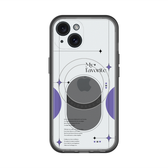 スリムプロテクションプレミアムケース with MagSafe［ オリジナル - チェキケース - パープル ］