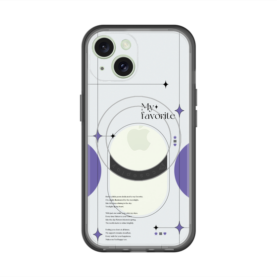 スリムプロテクションプレミアムケース with MagSafe［ オリジナル - チェキケース - パープル ］