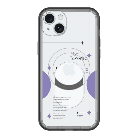 スリムプロテクションプレミアムケース with MagSafe［ オリジナル - チェキケース - パープル ］