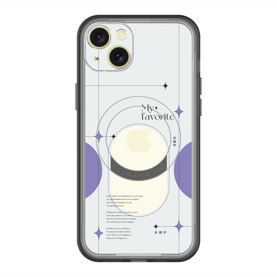 スリムプロテクションプレミアムケース with MagSafe［ オリジナル - チェキケース - パープル ］