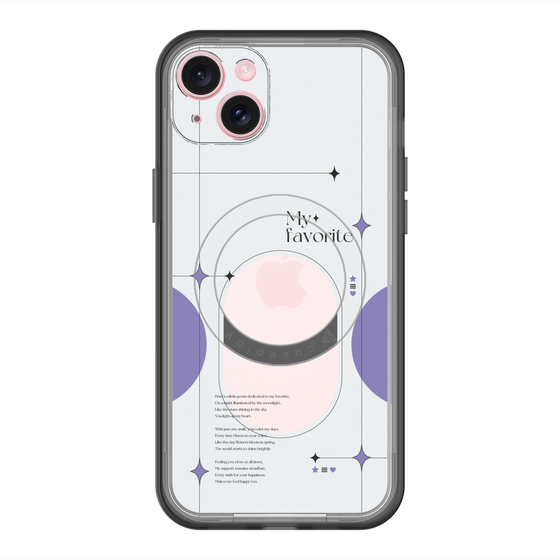スリムプロテクションプレミアムケース with MagSafe［ オリジナル - チェキケース - パープル ］