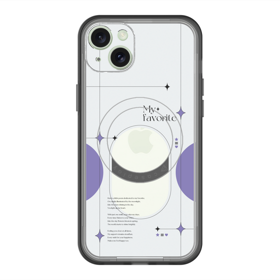 スリムプロテクションプレミアムケース with MagSafe［ オリジナル - チェキケース - パープル ］