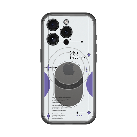 スリムプロテクションプレミアムケース with MagSafe［ オリジナル - チェキケース - パープル ］