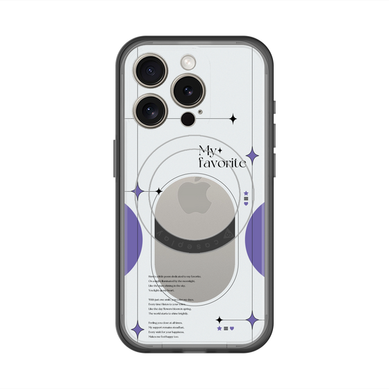 スリムプロテクションプレミアムケース with MagSafe［ オリジナル - チェキケース - パープル ］