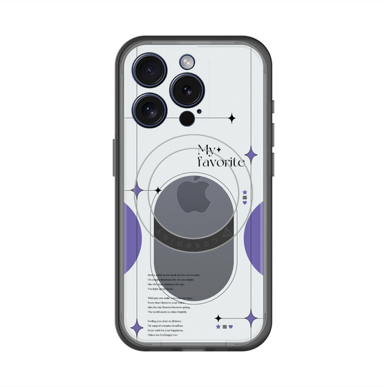 スリムプロテクションプレミアムケース with MagSafe［ オリジナル - チェキケース - パープル ］