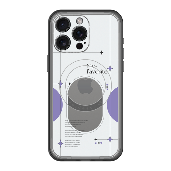 スリムプロテクションプレミアムケース with MagSafe［ オリジナル - チェキケース - パープル ］