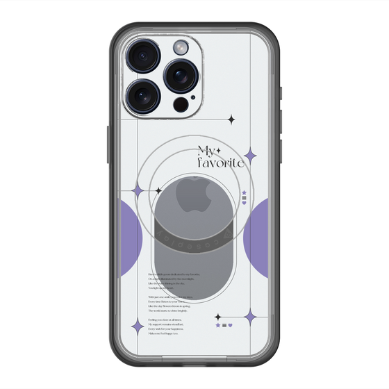 スリムプロテクションプレミアムケース with MagSafe［ オリジナル - チェキケース - パープル ］