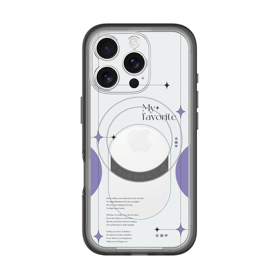 スリムプロテクションプレミアムケース with MagSafe［ オリジナル - チェキケース - パープル ］