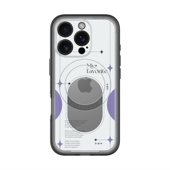 スリムプロテクションプレミアムケース with MagSafe［ オリジナル - チェキケース - パープル ］