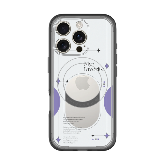 スリムプロテクションプレミアムケース with MagSafe［ オリジナル - チェキケース - パープル ］