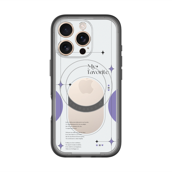 スリムプロテクションプレミアムケース with MagSafe［ オリジナル - チェキケース - パープル ］