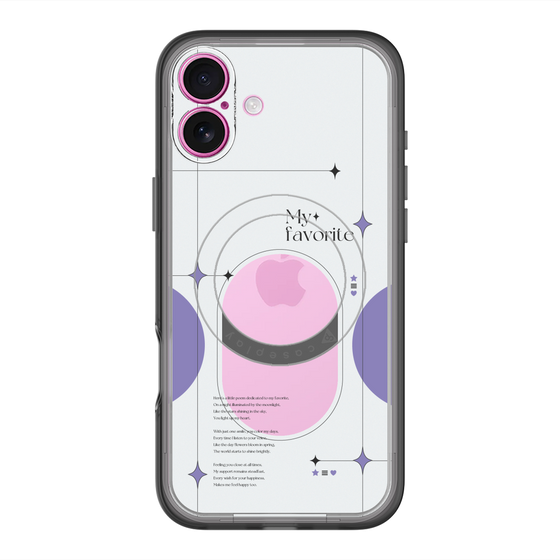 スリムプロテクションプレミアムケース with MagSafe［ オリジナル - チェキケース - パープル ］