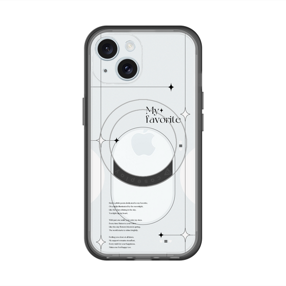 スリムプロテクションプレミアムケース with MagSafe［ オリジナル - チェキケース - ホワイト ］