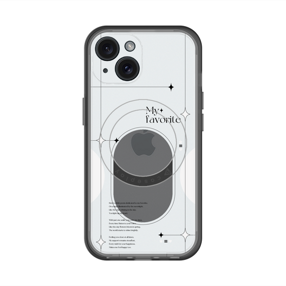 スリムプロテクションプレミアムケース with MagSafe［ オリジナル - チェキケース - ホワイト ］