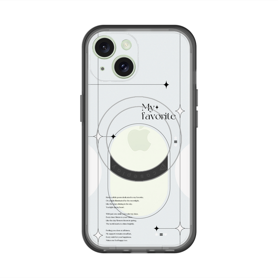 スリムプロテクションプレミアムケース with MagSafe［ オリジナル - チェキケース - ホワイト ］
