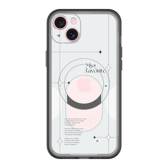 スリムプロテクションプレミアムケース with MagSafe［ オリジナル - チェキケース - ホワイト ］