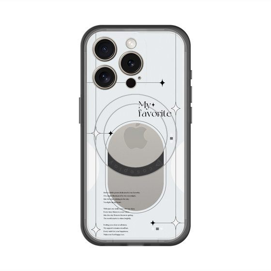 スリムプロテクションプレミアムケース with MagSafe［ オリジナル - チェキケース - ホワイト ］