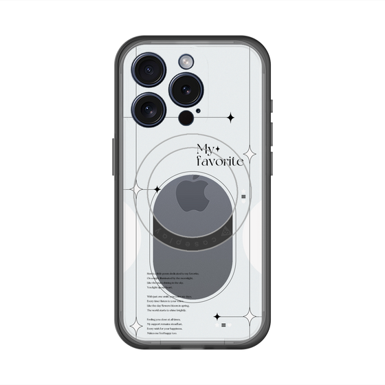 スリムプロテクションプレミアムケース with MagSafe［ オリジナル - チェキケース - ホワイト ］