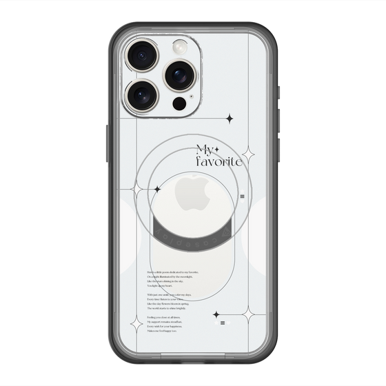 スリムプロテクションプレミアムケース with MagSafe［ オリジナル - チェキケース - ホワイト ］