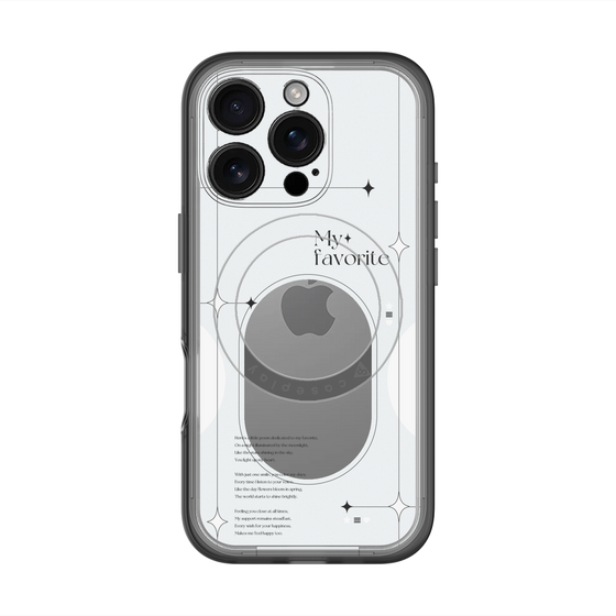 スリムプロテクションプレミアムケース with MagSafe［ オリジナル - チェキケース - ホワイト ］