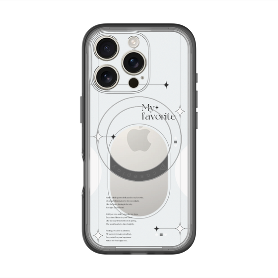 スリムプロテクションプレミアムケース with MagSafe［ オリジナル - チェキケース - ホワイト ］