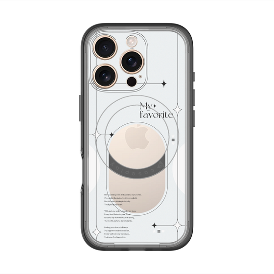 スリムプロテクションプレミアムケース with MagSafe［ オリジナル - チェキケース - ホワイト ］