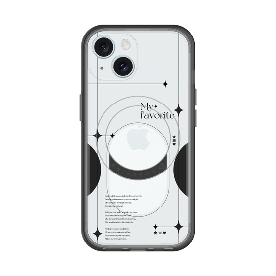 スリムプロテクションプレミアムケース with MagSafe［ オリジナル - チェキケース - ブラック ］