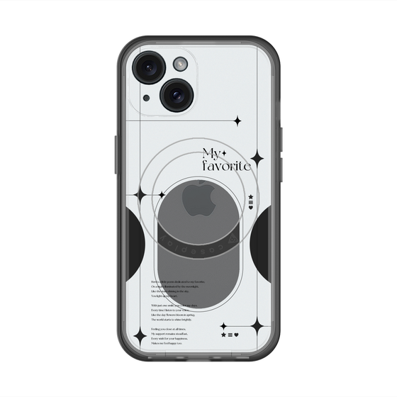 スリムプロテクションプレミアムケース with MagSafe［ オリジナル - チェキケース - ブラック ］