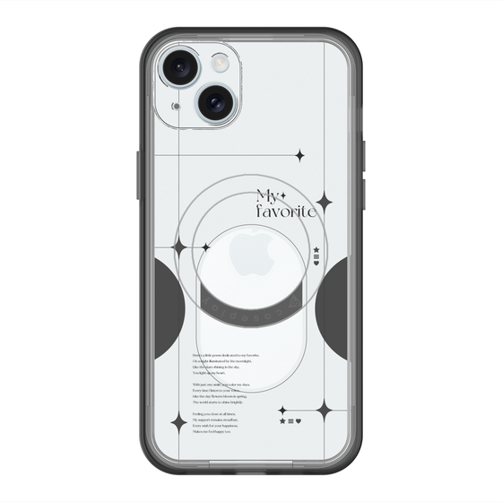 スリムプロテクションプレミアムケース with MagSafe［ オリジナル - チェキケース - ブラック ］