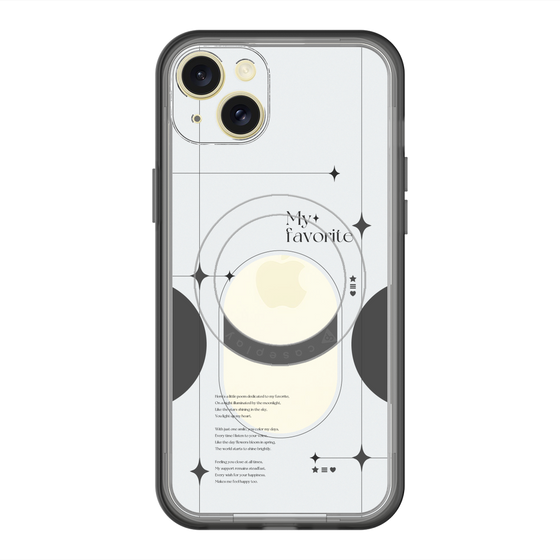 スリムプロテクションプレミアムケース with MagSafe［ オリジナル - チェキケース - ブラック ］