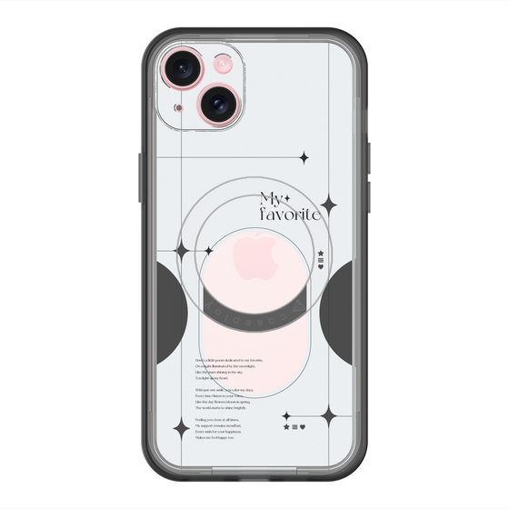 スリムプロテクションプレミアムケース with MagSafe［ オリジナル - チェキケース - ブラック ］
