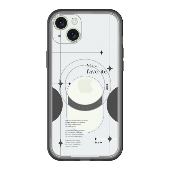 スリムプロテクションプレミアムケース with MagSafe［ オリジナル - チェキケース - ブラック ］