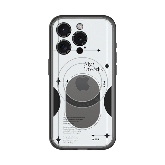 スリムプロテクションプレミアムケース with MagSafe［ オリジナル - チェキケース - ブラック ］